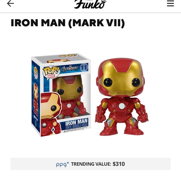 RARE Iron Man mark VII Avengers Funko Pop! #11 - Picture 6 of 6